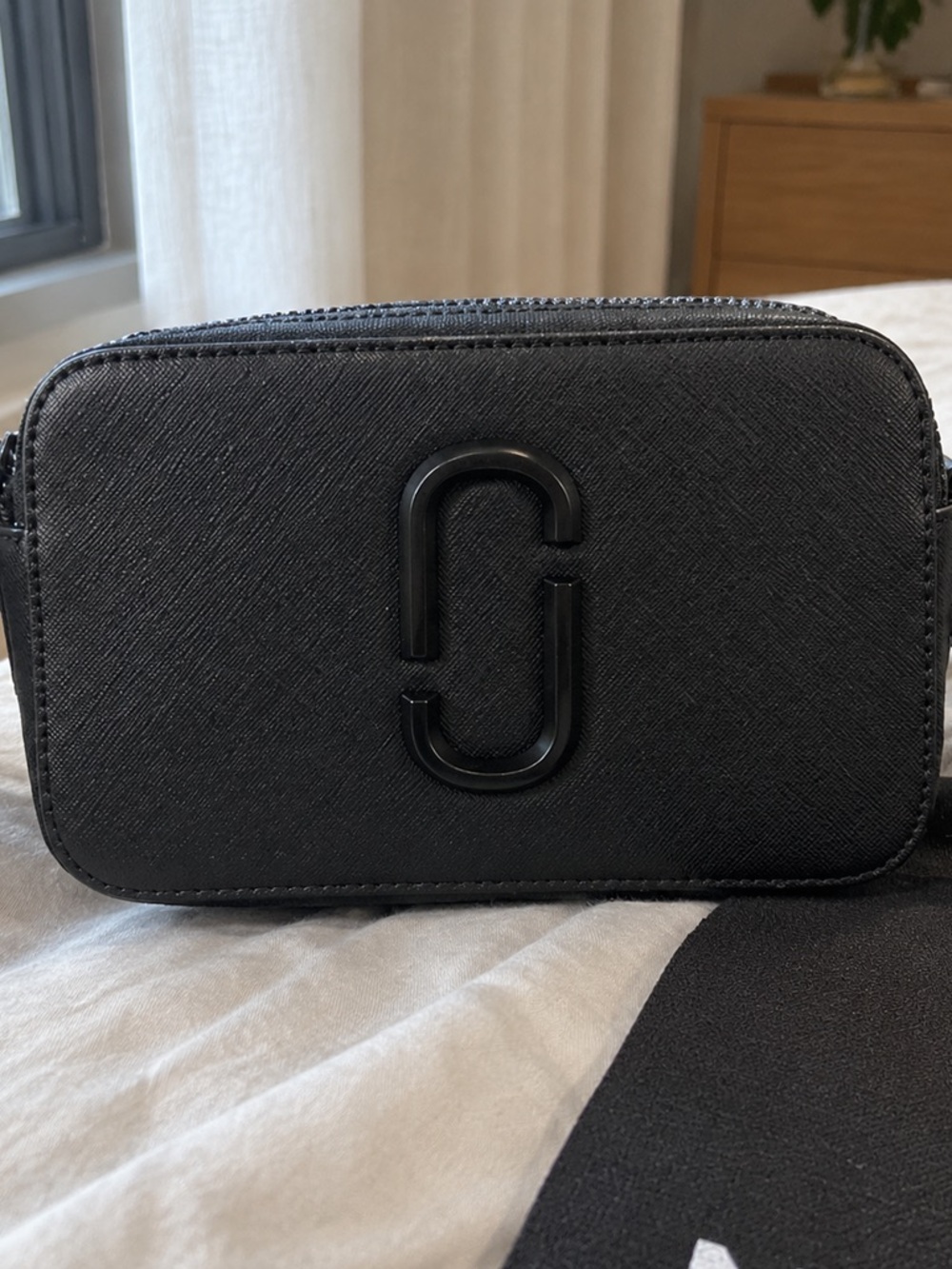 Marc Jacobs Black Double J Camera Bag